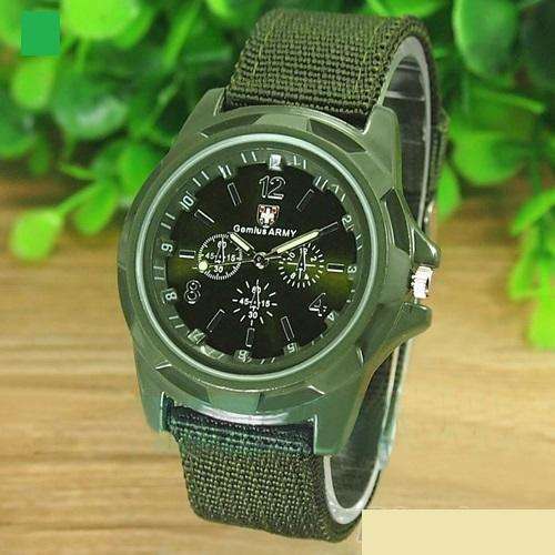 Boys Cool Green Gemius Military Style Watch